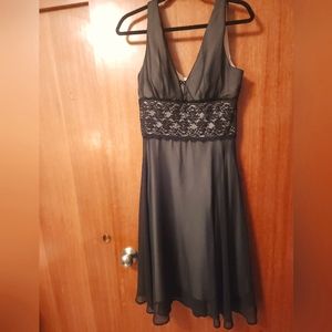 Black Sheer Cocktail Dress